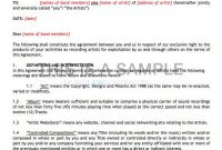 30 Record Label Contract Template In 2020 | Contract pertaining to Record Label Contract Template