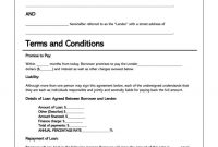 38 Free Loan Agreement Templates & Forms (Word | Pdf) with Blank Loan Agreement Template