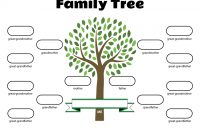 4 Generation Family Tree Template – Free Family Tree Templates for Blank Family Tree Template 3 Generations
