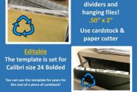 5 Tab Binder Divider Labels, File Labels And Hanging Folder Labels –  Editable regarding 5 Tab Label Template