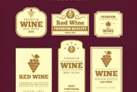 53+ Label Design Templates | Design Trends – Premium Psd with Wine Bottle Label Design Template