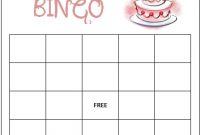 6 Best Images Of Free Printable Bingo Template – Free inside Blank Bridal Shower Bingo Template