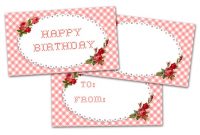 78 Free Printable Labels And Beautiful Tags – Tip Junkie regarding Birthday Labels Template Free