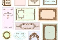 78 Free Printable Labels And Beautiful Tags – Tip Junkie with Decorative Label Templates Free