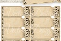 Admin One Tickets, Train Tickets, Printable Tickets, Vintage throughout Blank Train Ticket Template