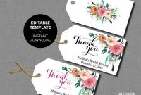 Affiliate – Editable Bridal Shower Favor Tags Template within Bridal Shower Label Templates
