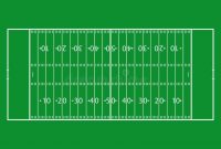 American Football Field. Green Grass Football Court intended for Blank Football Field Template