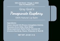 Apothecary Lip Balm Label within 2.125 X 1.6875 Label Template
