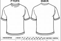 Apparel Order Form Template | Order Form Template Free intended for Blank T Shirt Order Form Template