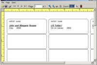 Art Antiques Inventory Software: Print Tag Labels, Item for Inventory Labels Template