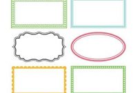 Assorted Labels (With Images) | Labels Printables Free with regard to Craft Label Templates