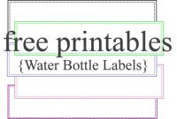 Baby Water Bottle Label Template Free | Water Bottle Labels regarding Free Printable Water Bottle Labels Template
