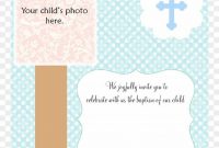 Baptism Invitation Template Blank | Party Invitation Cards with regard to Blank Christening Invitation Templates
