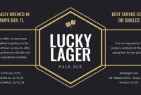 Beer Label Template - 27+ Free Eps, Psd, Ai, Illustrator intended for Beer Label Template Psd