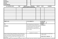 Bill Of Lading Template Form – Pdf Download | Bill Of Lading with regard to Blank Bol Template