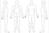Blank Body Manikins, From Paper Questionnaire. | Download regarding Blank Body Map Template
