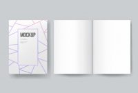 Blank Book Or Magazine Template Mockup | Free Psd File inside Blank Magazine Template Psd