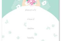 Blank Bridal Shower Invitations | Bride Bridal Shower Fill intended for Blank Bridal Shower Invitations Templates