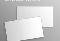 Blank Business Card Template | Premium Vector regarding Blank Business Card Template Download