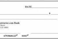 Blank Business Check Template Word Luxury Blank Check pertaining to Blank Business Check Template Word