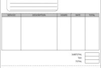 Blank Business Invoice And Payroll Check Template For in Blank Pay Stubs Template