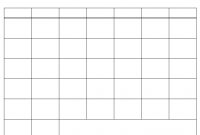 Blank Calendar Template – Free Printable Blank Calendars regarding Blank Calender Template