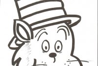Blank Cat In The Hat Template Unique Printable Coloring within Blank Cat In The Hat Template