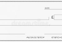 Blank Cheque Stock Illustrations – 1,616 Blank Cheque Stock for Blank Cheque Template Uk