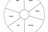 Blank Color Wheel Worksheet Free Download – in Blank Color Wheel Template