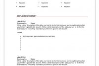 Blank Cv Template – Download Free Documents For Pdf, Word with regard to Free Blank Cv Template Download