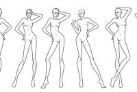 Blank Female Fashion Sketch Templates – Google Search with Blank Model Sketch Template