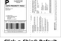 Blank Labels For Click-N-Ship®: No More Taping On Postage intended for Usps Shipping Label Template