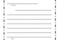 Blank Letter Writing Template| Letter Writing Template with regard to Blank Letter Writing Template For Kids