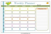 Blank Meal Planner Template | Free Editable Meal Planner pertaining to Blank Meal Plan Template