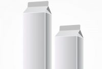 Blank Milk Packaging Vector Template (Free) Vector Free Download inside Blank Packaging Templates