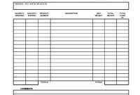Blank Packing List Template – Download In Microsoft Word with Blank Packing List Template