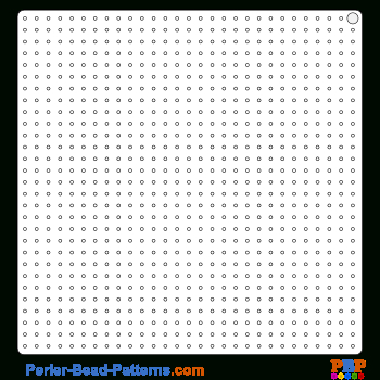 Blank Pattern Perler Bead Pattern. Download A Great regarding Blank Perler Bead Template