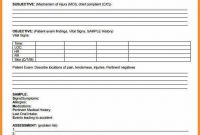 Blank Soap Note Template Word Or Within Blank Soap Note pertaining to Blank Soap Note Template