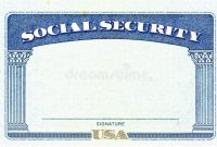 Blank Social Security Card Template (3 In 2020 | Id Card in Blank Social Security Card Template