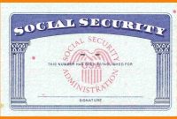 Blank Social Security Card Template Download Blank Social pertaining to Blank Social Security Card Template Download