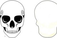 Blank Sugar Skull Template 2 – Best Templates Ideas For You regarding Blank Sugar Skull Template
