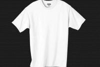 Blank T-Shirt Template White Psd | Kaos, Desain for Blank T Shirt Design Template Psd
