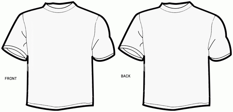 Blank T Shirt Templates - Clipart Best - Clipart Best regarding Blank T Shirt Outline Template