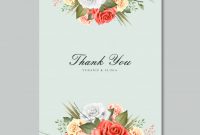 Blank Template Wedding Invitation With Floral Design intended for Blank Templates For Invitations