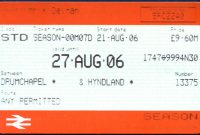 Blank Train Ticket Template Awesome Tickets From Scotland In pertaining to Blank Train Ticket Template