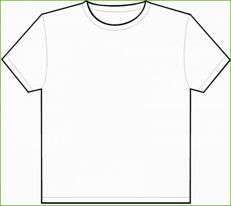 Blank Tshirt Template Pdf – Various Templates Ideas