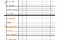 Blank Weekly Workout Schedule Template Example : V-M-D regarding Blank Workout Schedule Template