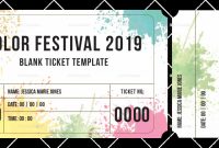 Blanks Usa Templates New Blank Festival Ticket Template intended for Blanks Usa Templates