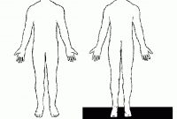 Body Map Front And Back – Clip Art Library within Blank Body Map Template