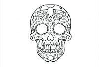 Breathtaking Sugar Skull Template Image – Infinitebeauty within Blank Sugar Skull Template
